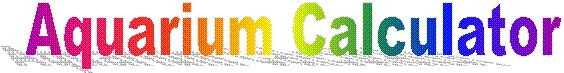 Aquarium Calculator